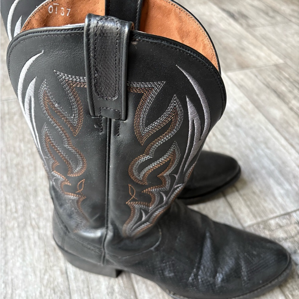 Dan Post Water Snake Cowboy Boots - Picture 4 of 7